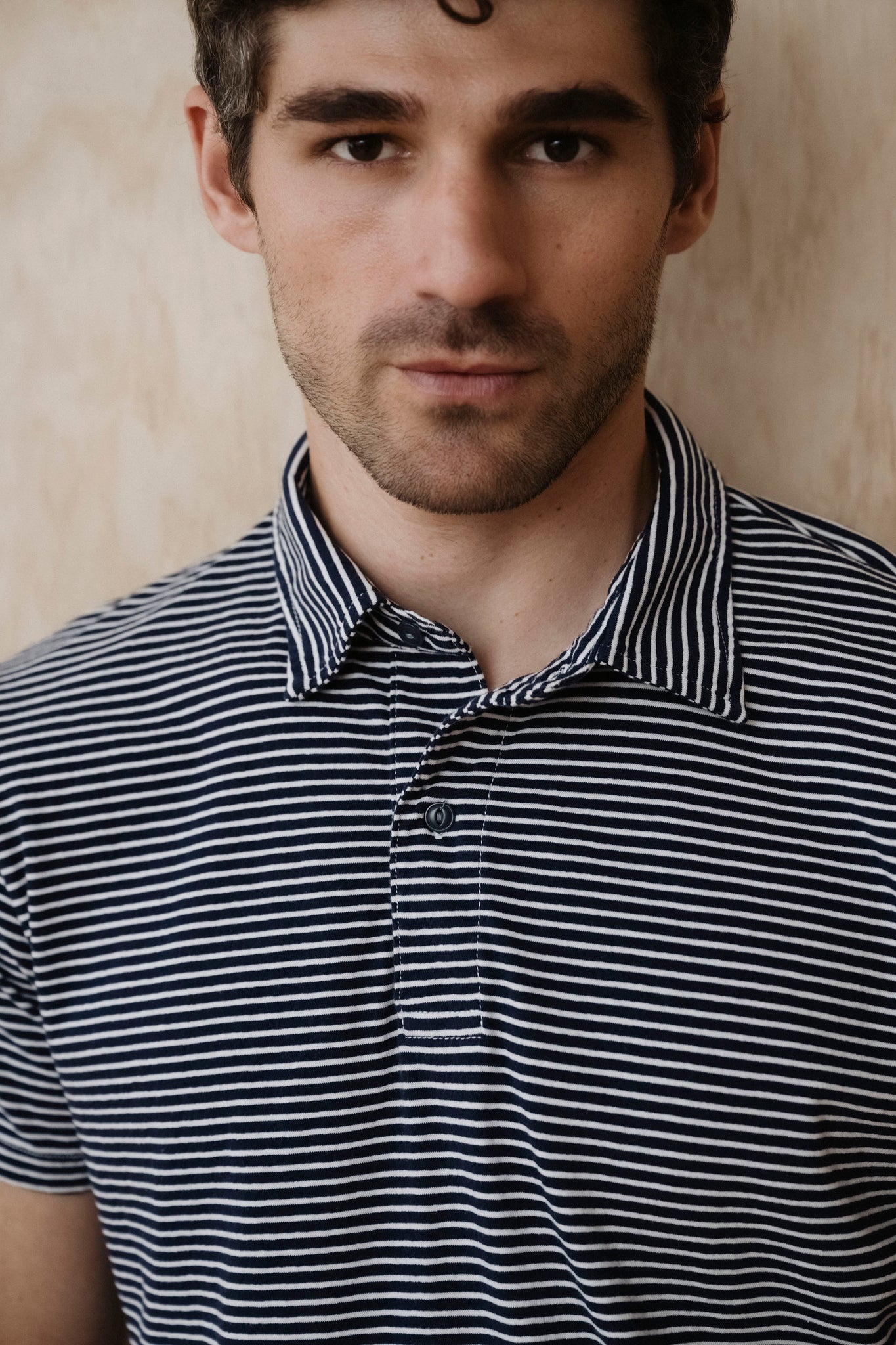 SS26 SS YARN DYE JERSEY POLO