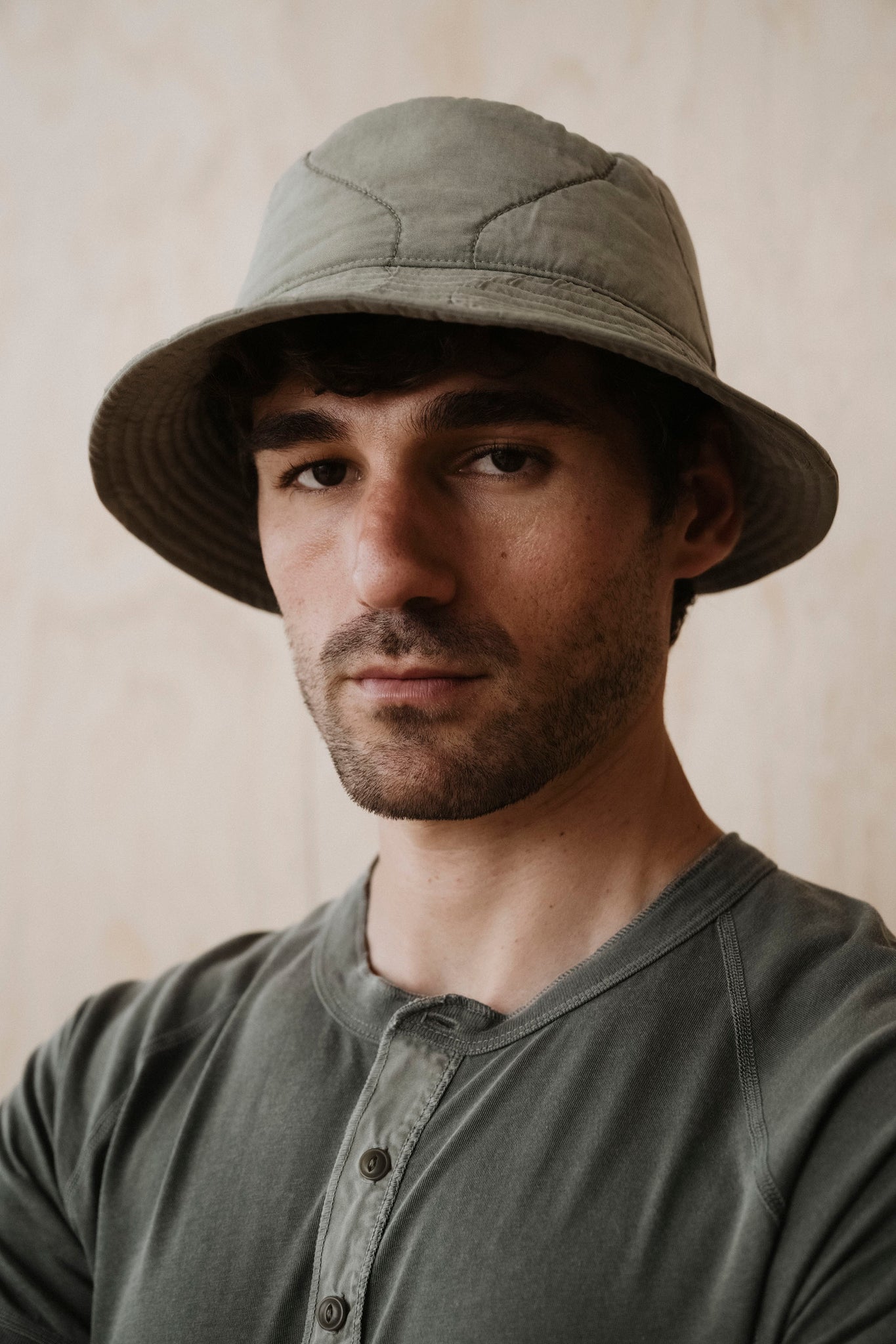 SS26 QUILTED BUCKET HAT