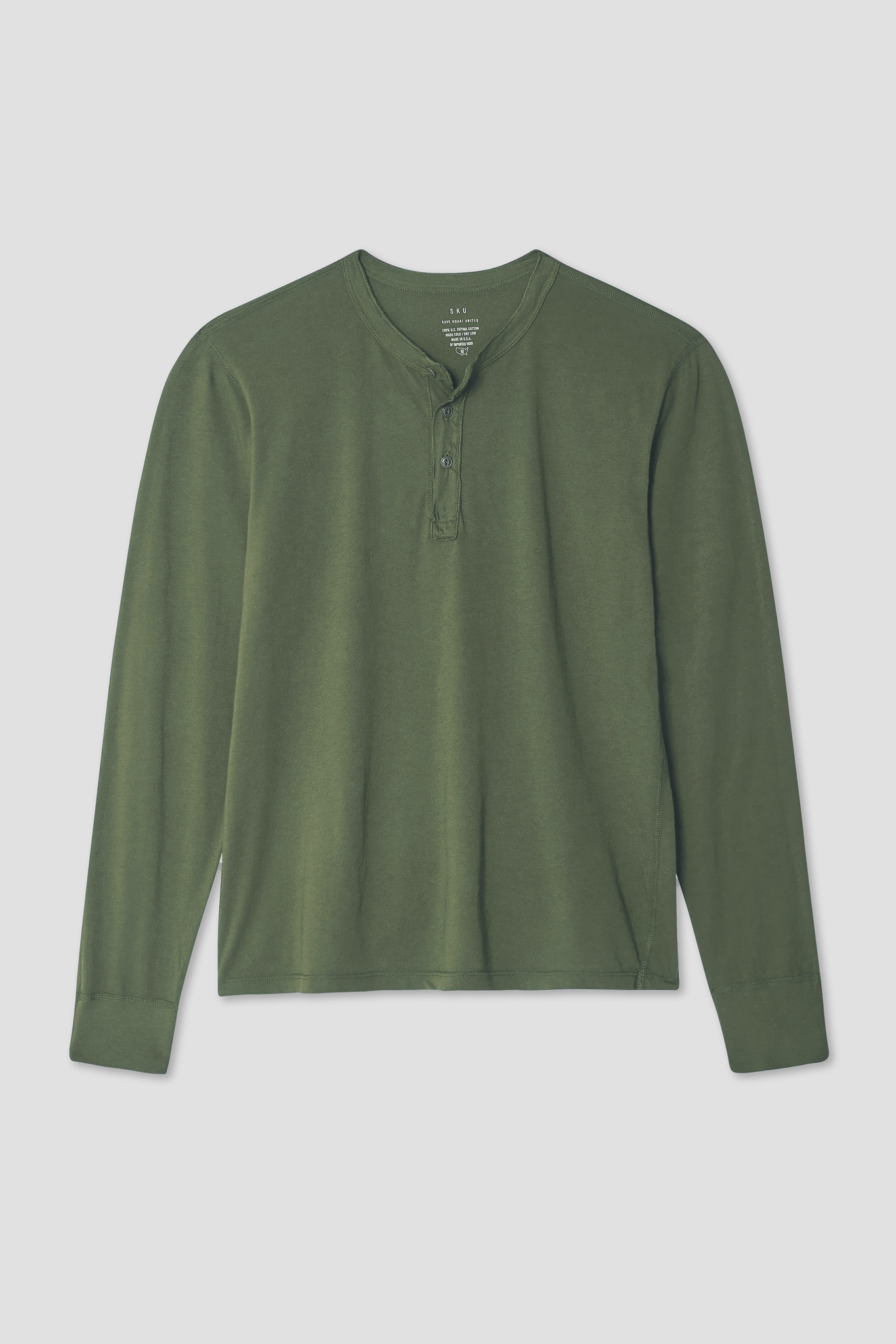 SS26 LS SUPIMA JERSEY HENLEY