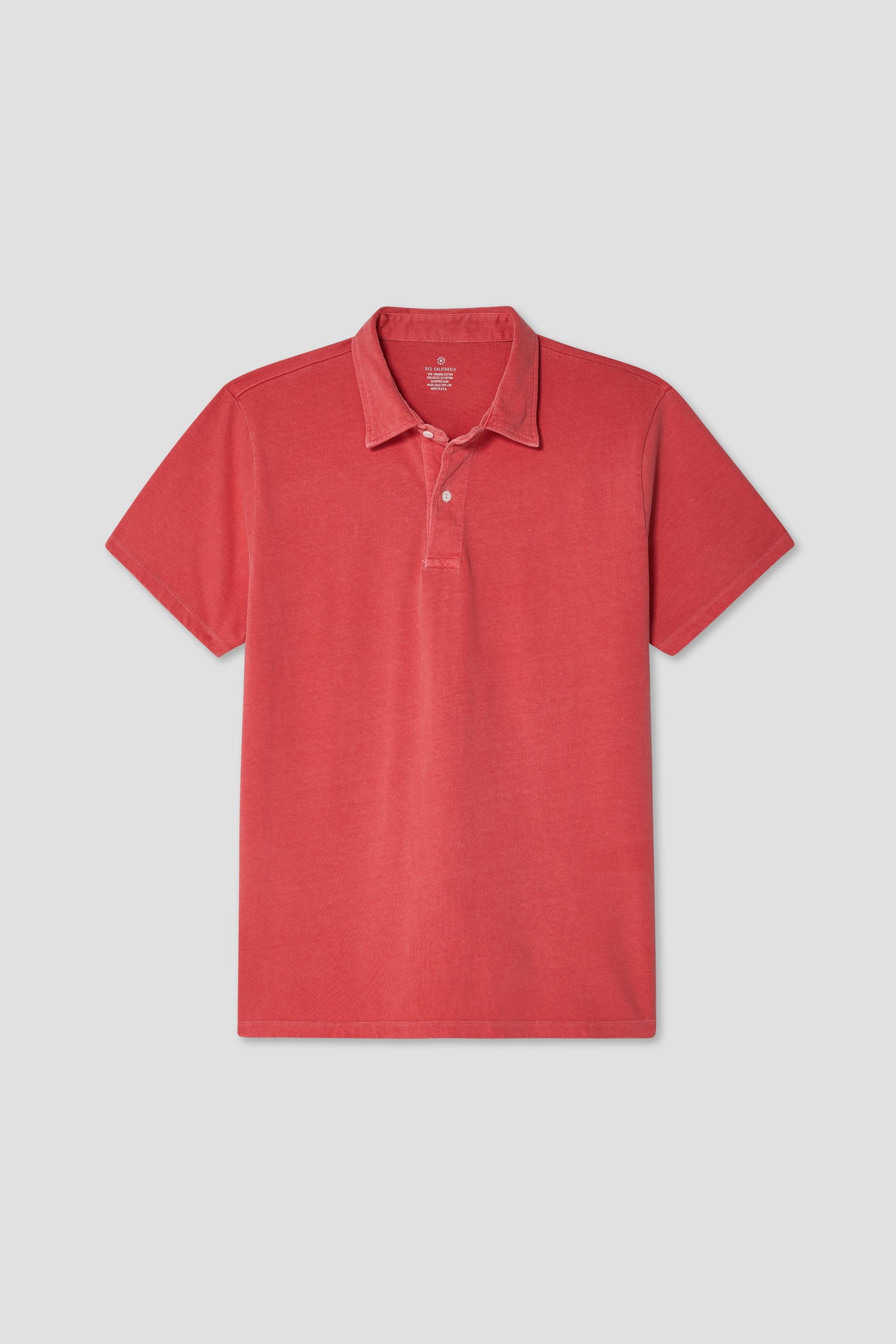 SS25  ORGANIC RECYCLED  JERSEY POLO