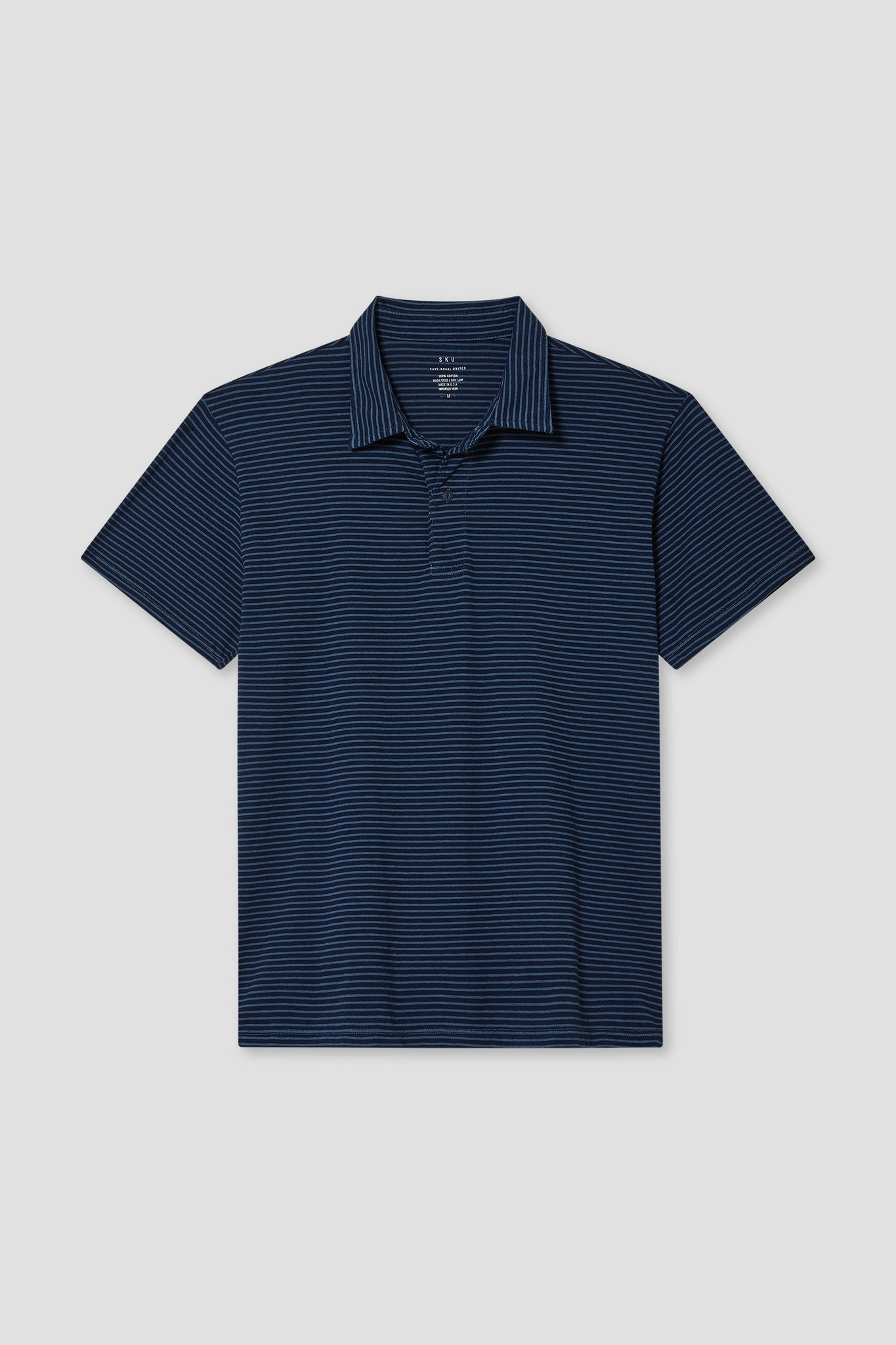 SS26 SS YARN DYE JERSEY POLO