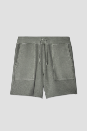 SS26 AMERICAN TWILL BACK TERRY UTILITY SWEAT SHORT