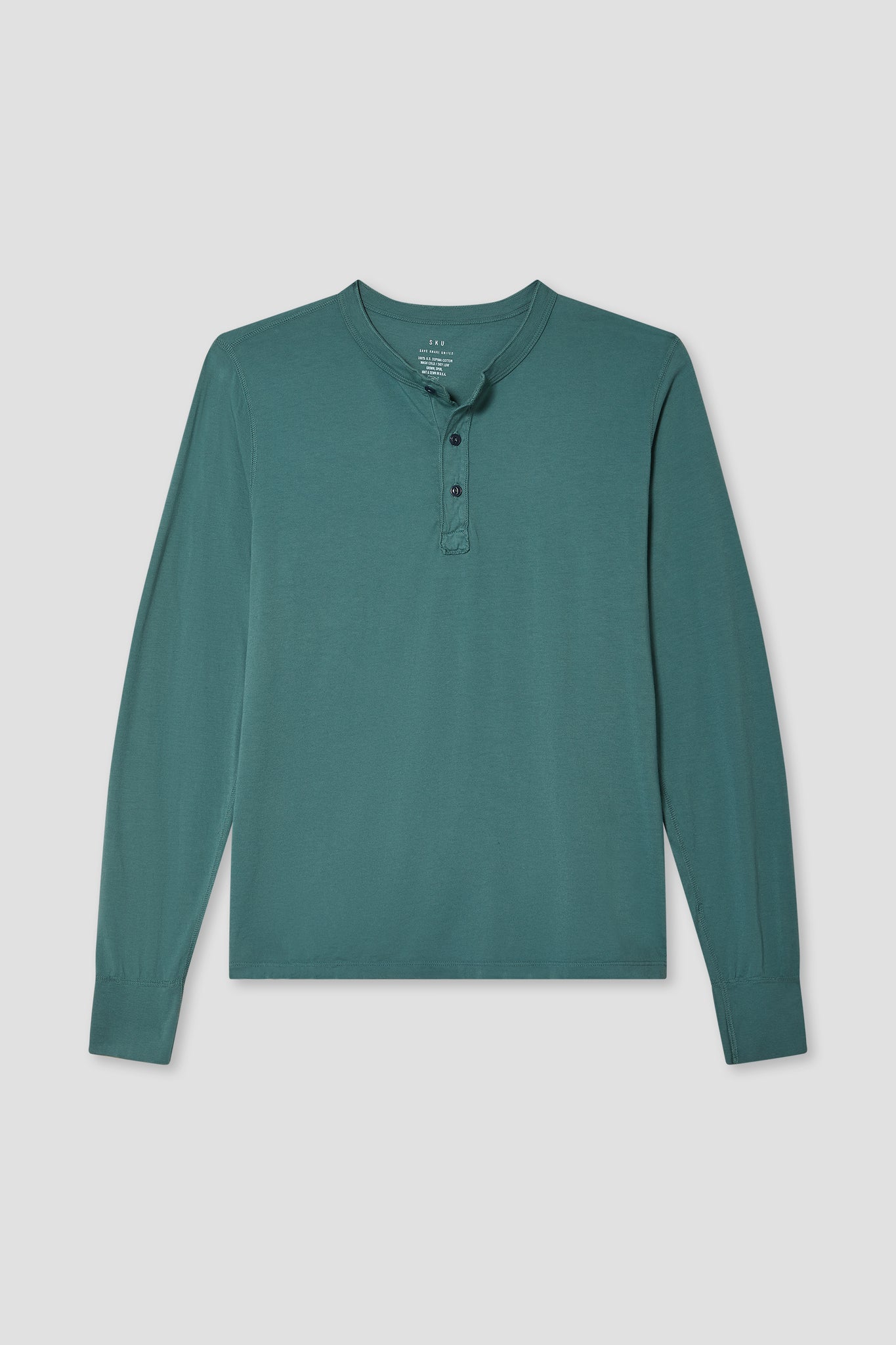 SS26 LS SUPIMA JERSEY HENLEY