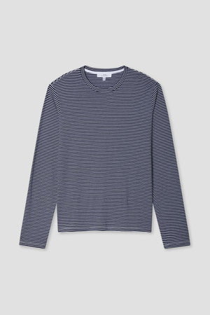 SS26 LS YARN DYE JERSEY CREW TEE