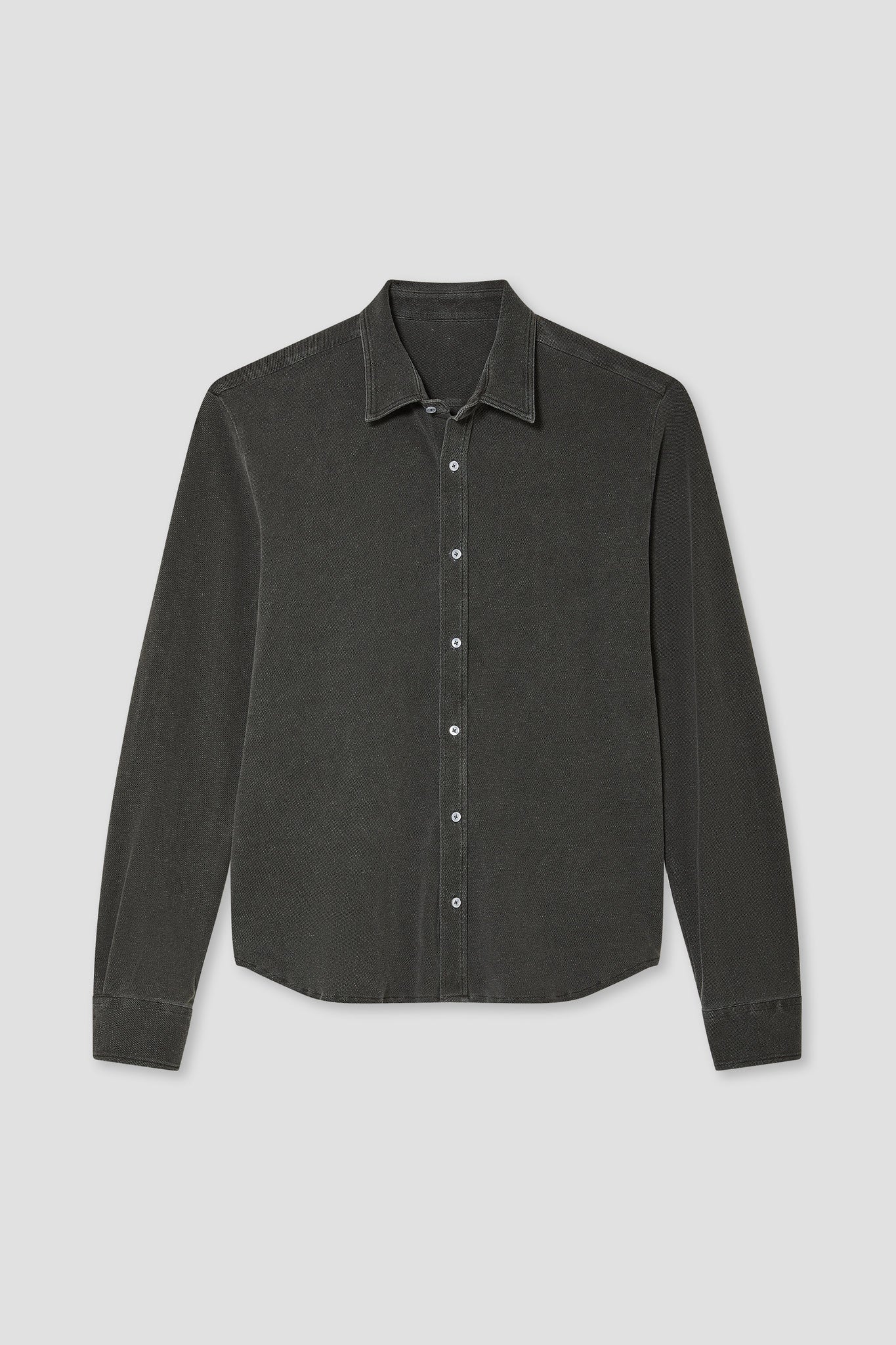 SS26 LS COTTON HEMP PIQUE EASY SHIRT