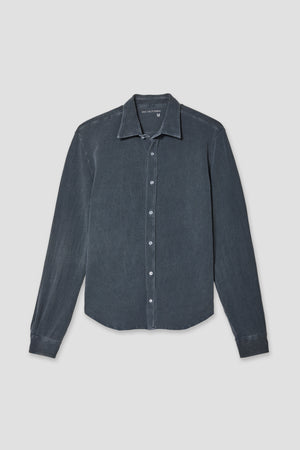 SS26 LS COTTON HEMP PIQUE EASY SHIRT