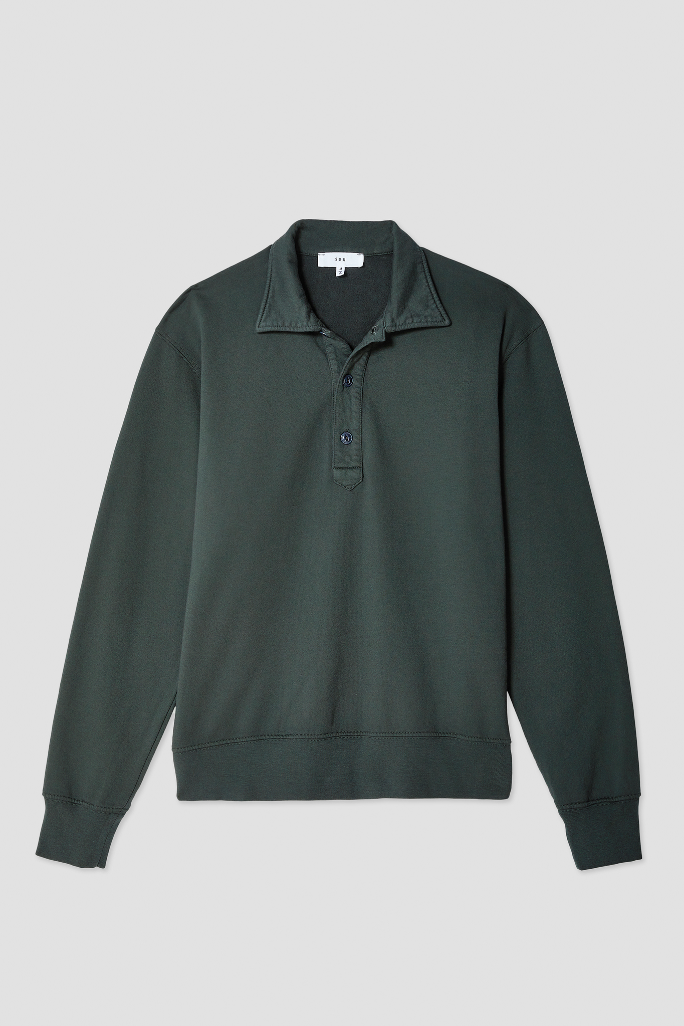 AW23 L/S SUPIMA FLEECE POLO