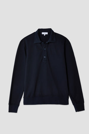 AW23 L/S SUPIMA FLEECE POLO