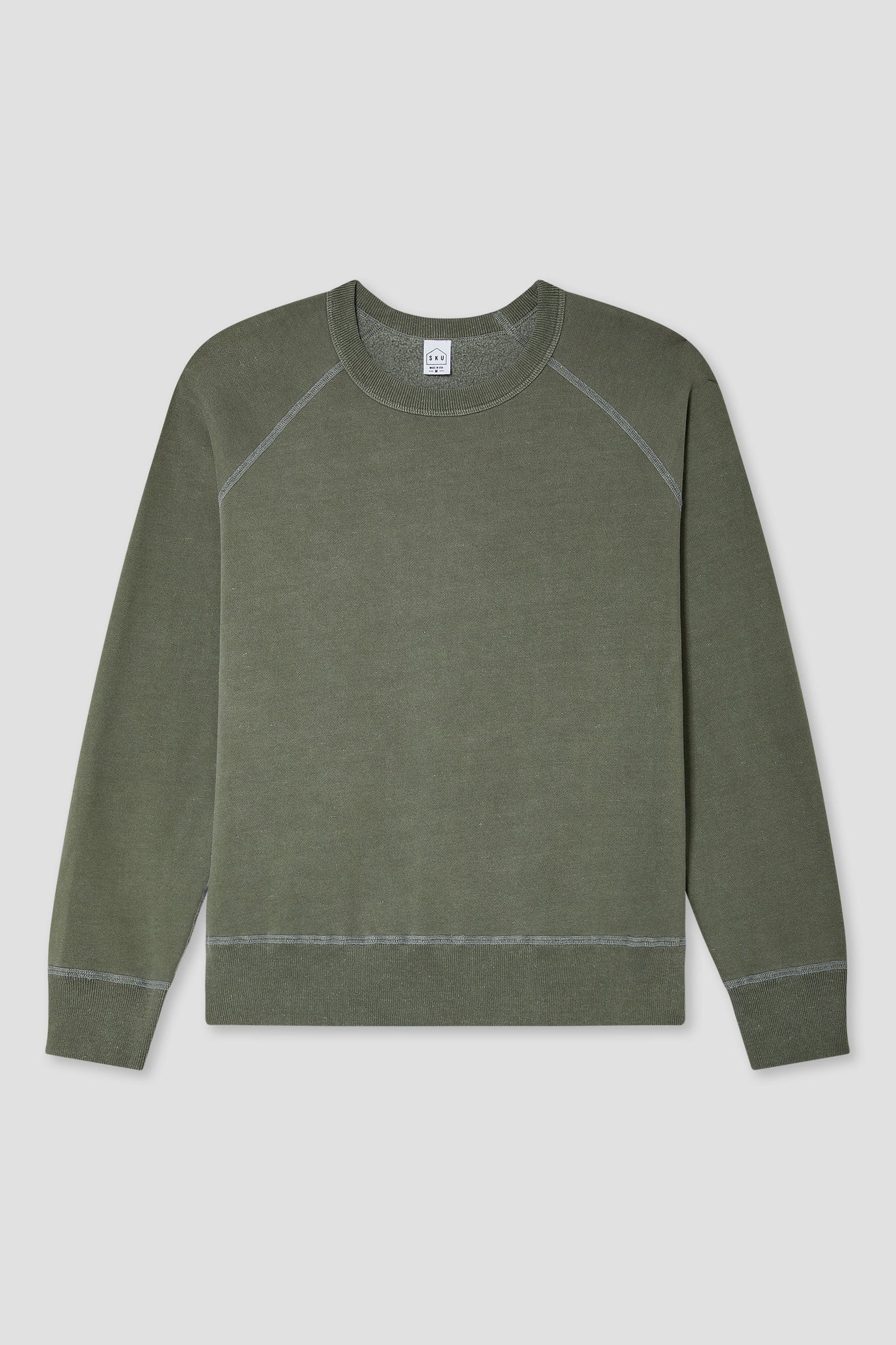 SS26  ORGANIC COTTON HEMP FLEECE CREW SWEAT SHIRT