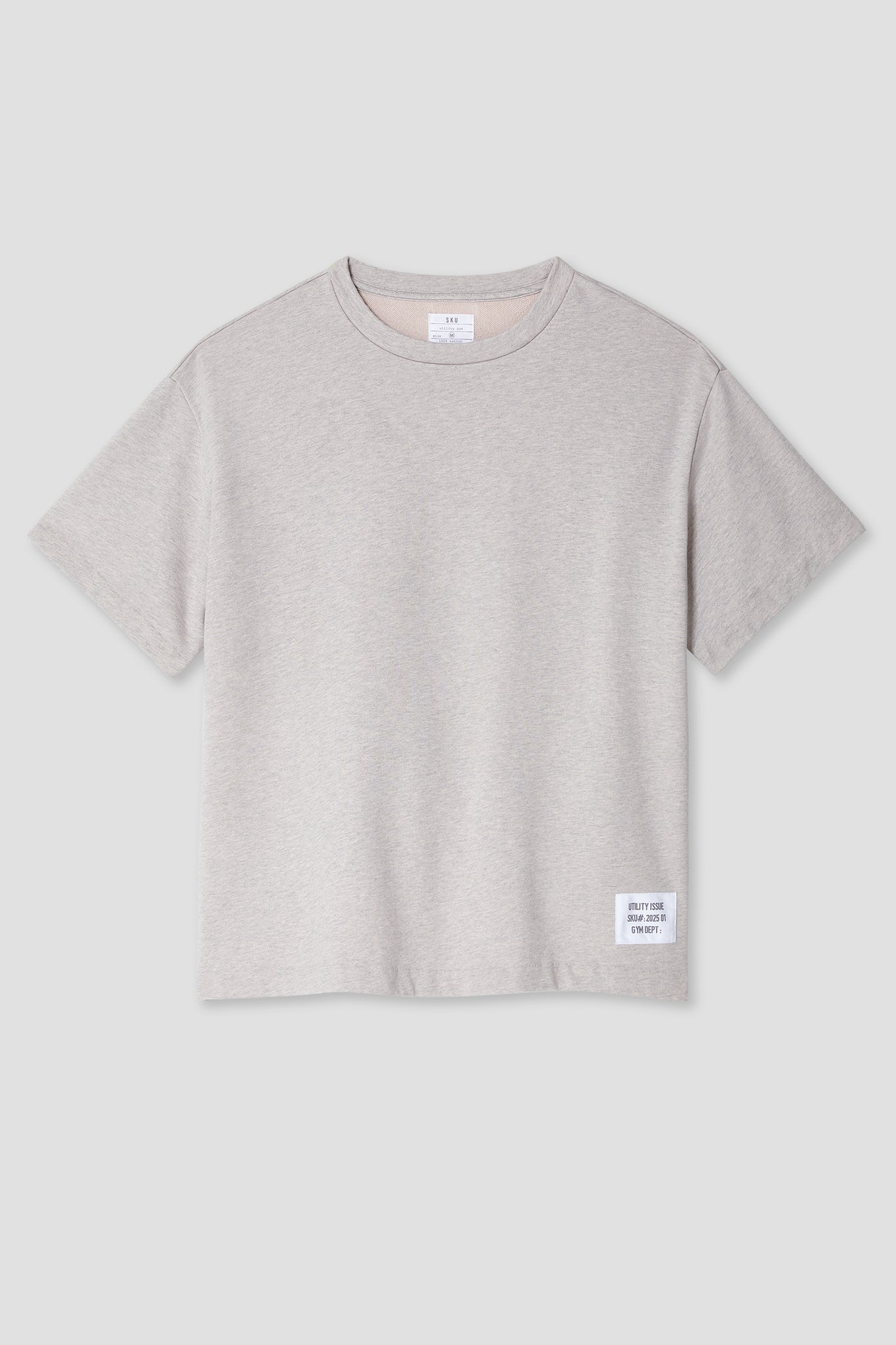 SS25 SS ORGANIC TERRY CREW TEE