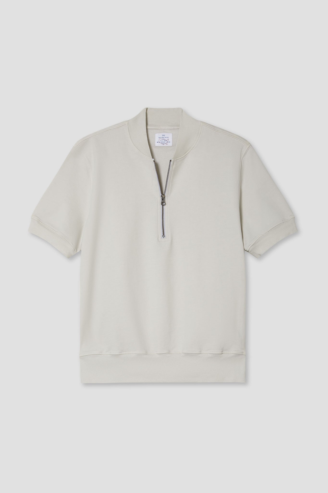 SUPIMA FLEECE QUARTER ZIP POLO