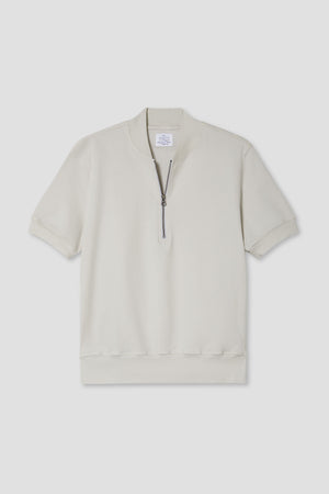 SUPIMA FLEECE QUARTER ZIP POLO
