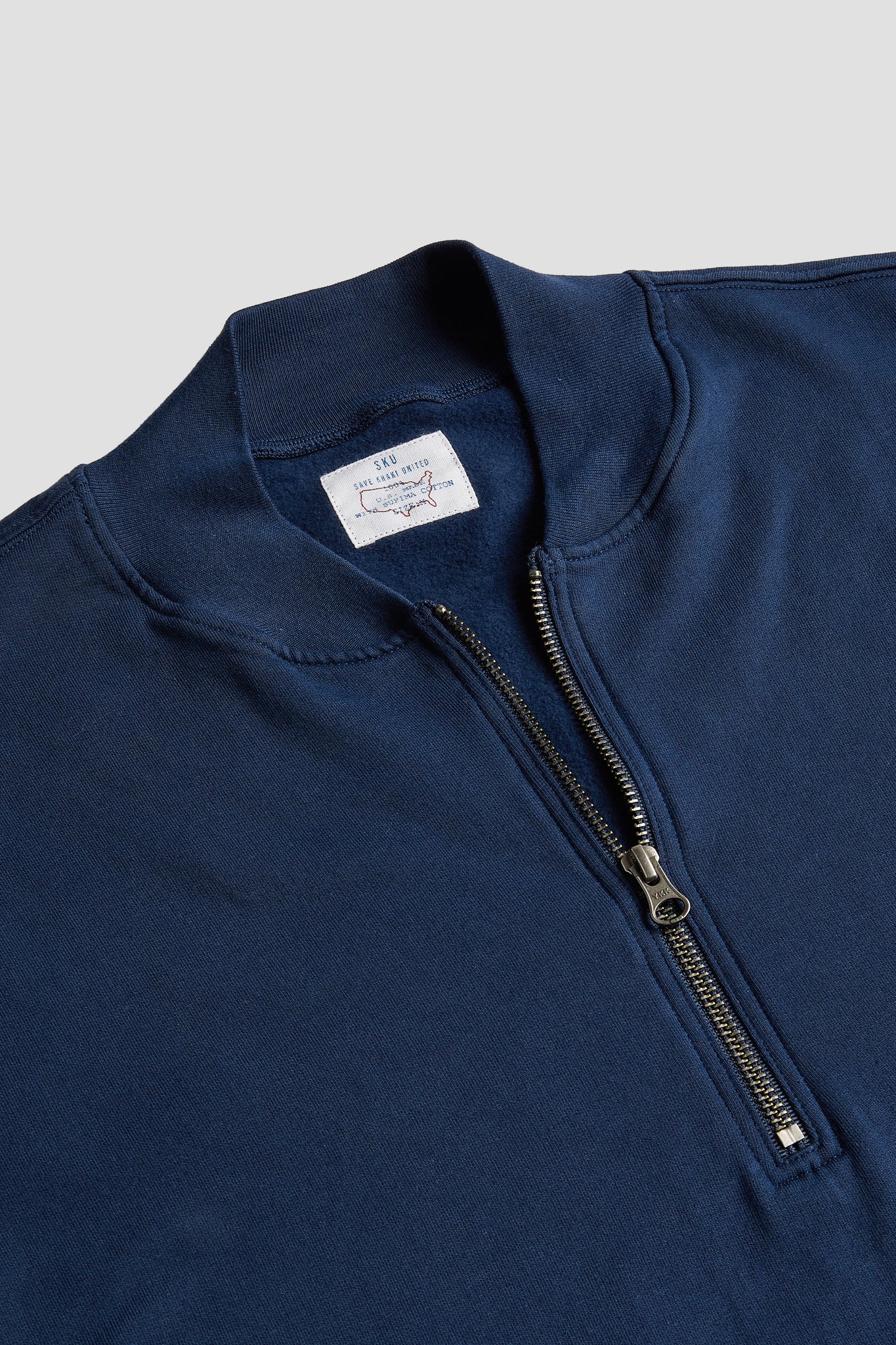 SUPIMA FLEECE QUARTER ZIP POLO