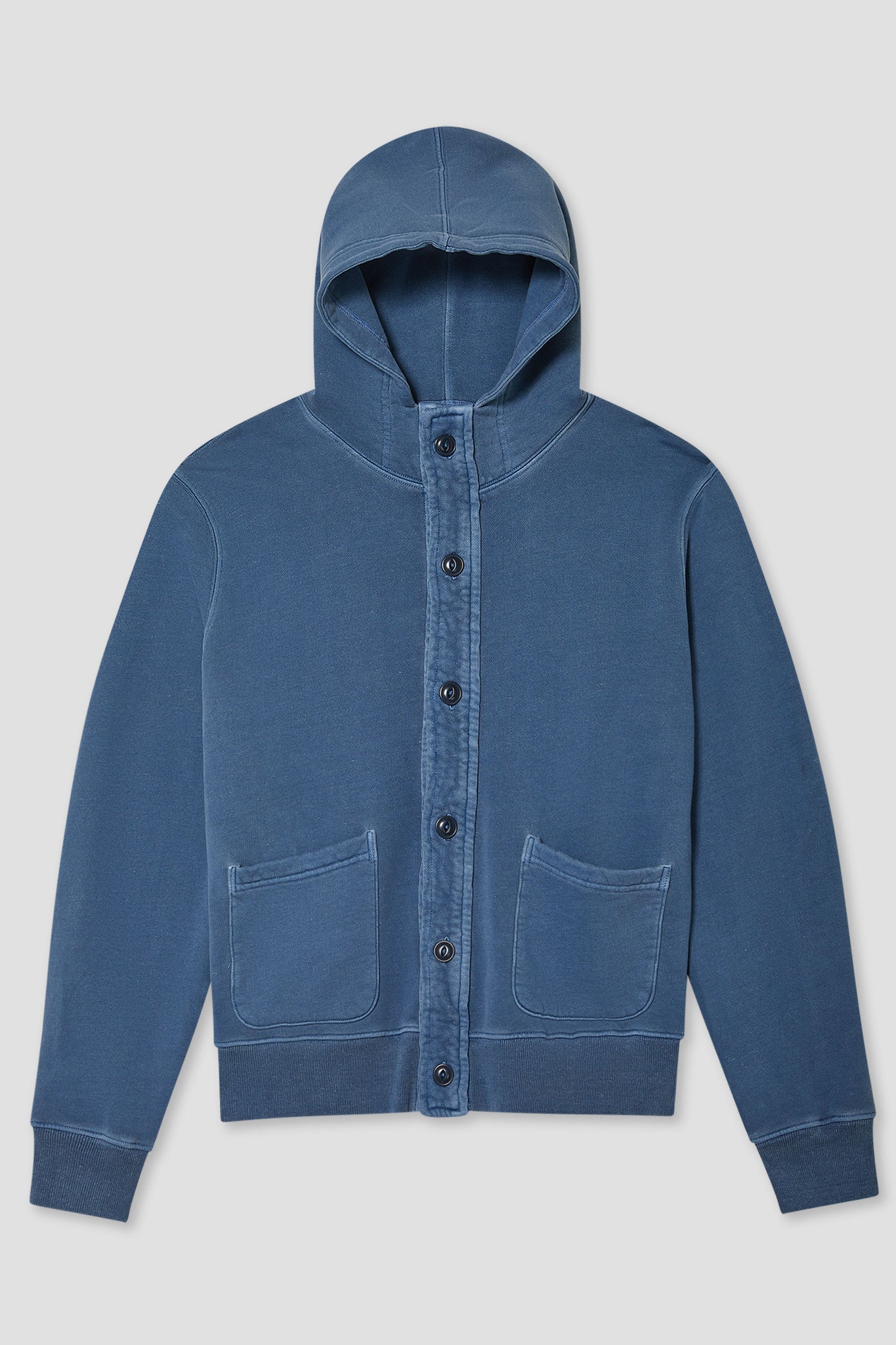 SS26 ORGANIC COTTON HEMP FLEECE HOOD JACKET