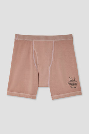 SS26 DISTRESSED DYE SUPIMA RIB BOXER BRIEF