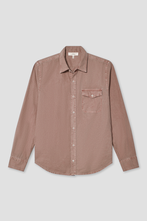 SS26 COTTON HEMP PIGMENT DYE WORK SHIRT