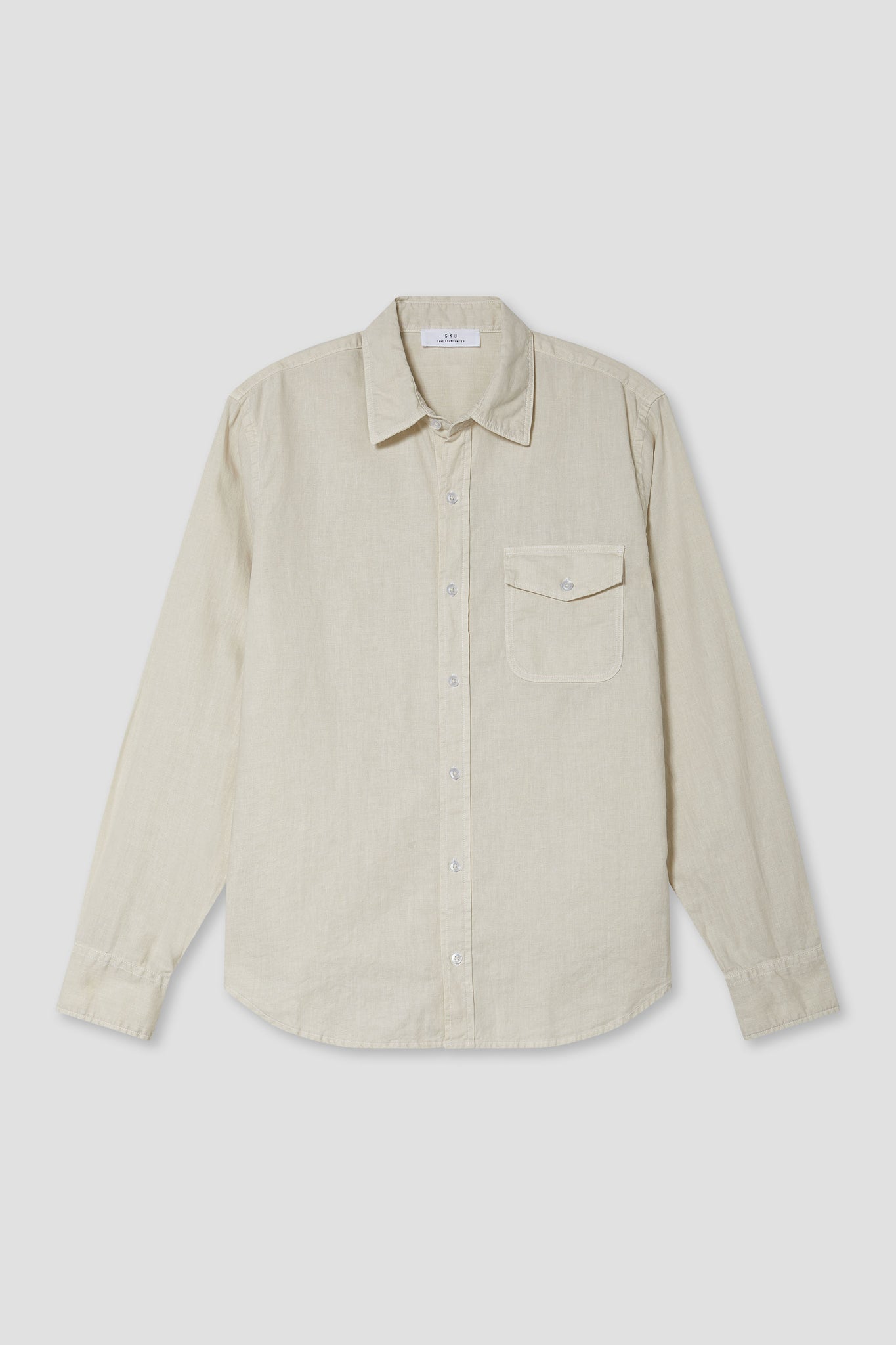 SS26 COTTON HEMP PIGMENT DYE WORK SHIRT
