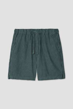 SS26 HEMP STRIPE EASY SHORT