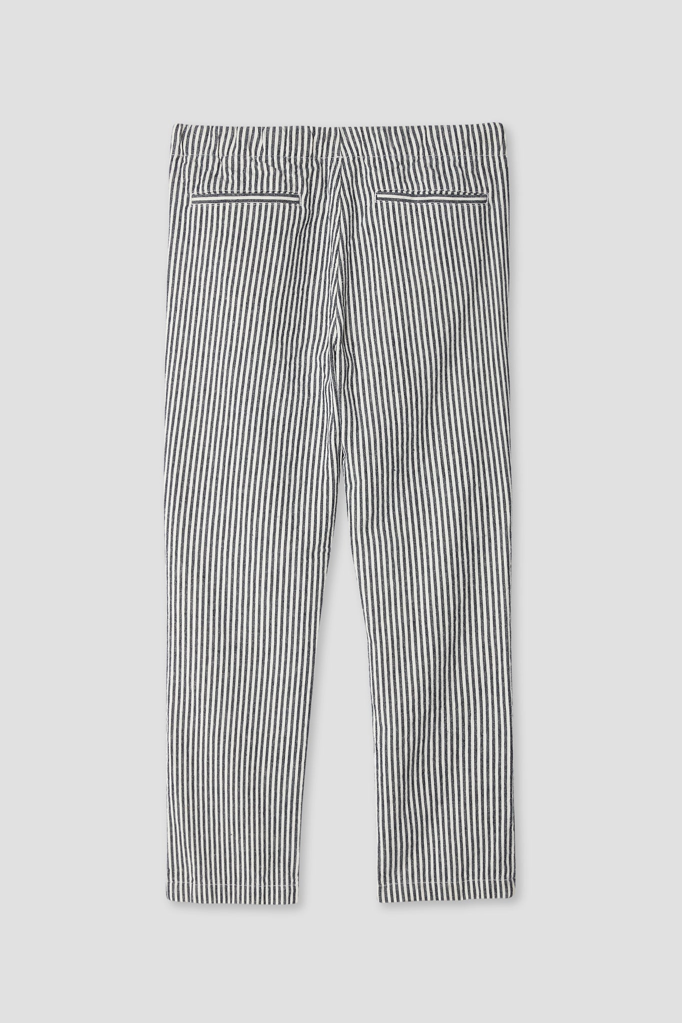 SS26 HEMP STRIPE EASY CHINO