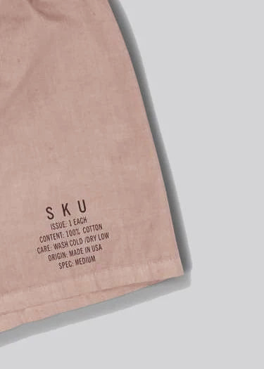 SS26 DISTRESSED DYED FIELD BOXER
