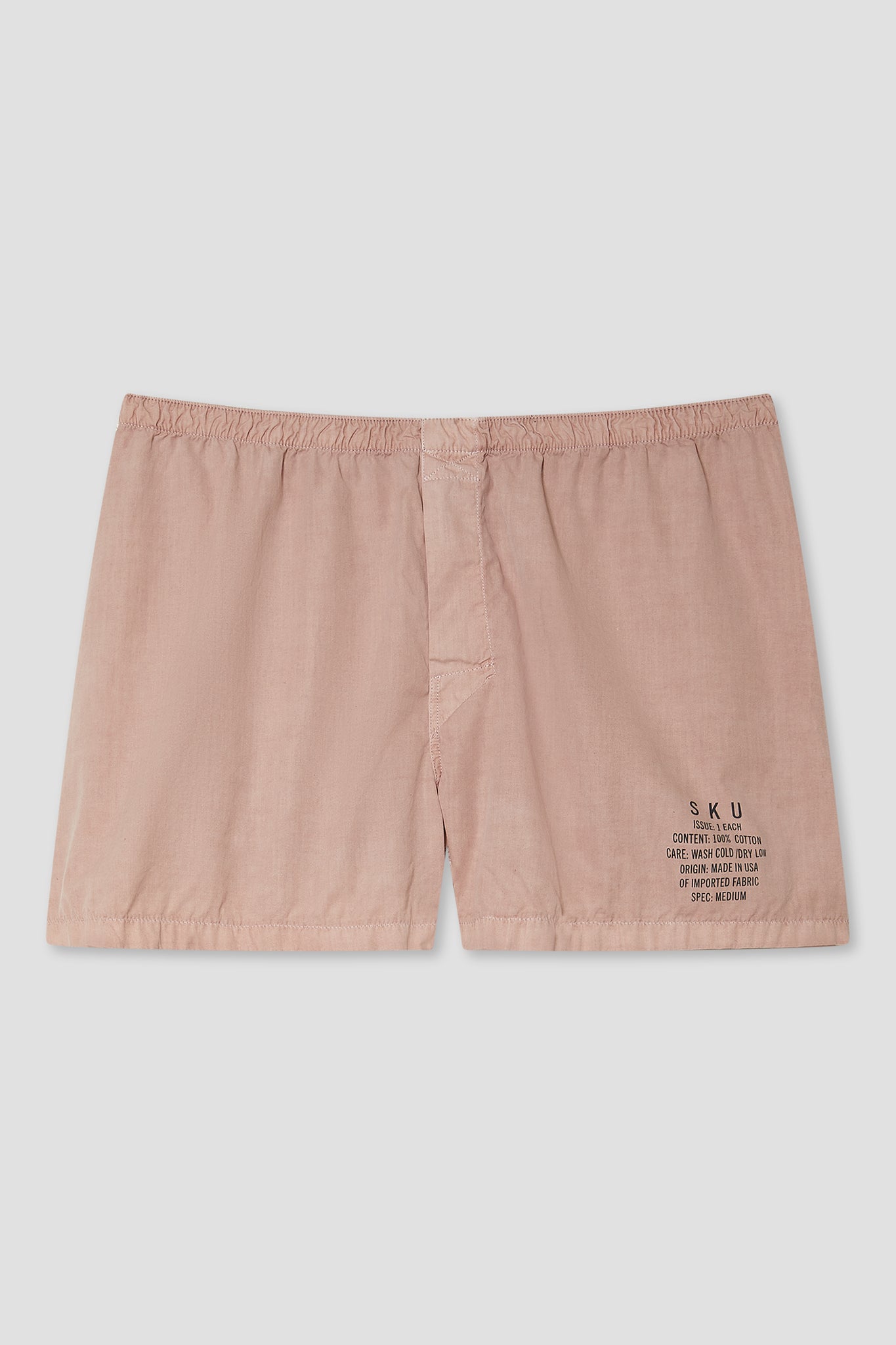 SS26 DISTRESSED DYED FIELD BOXER