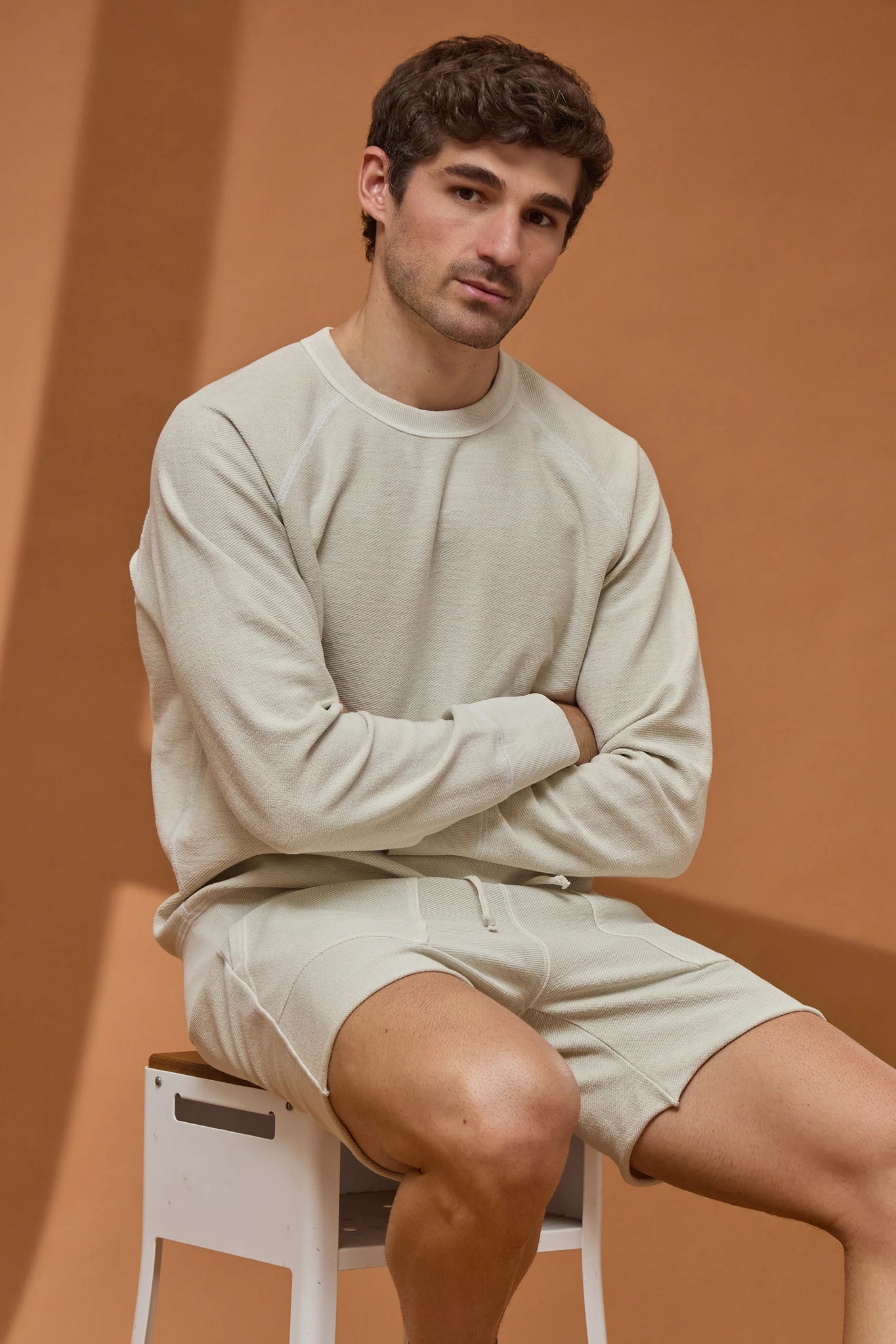 SS25 AMERICAN TWILL BACK TERRY UTILITY SWEAT SHORT