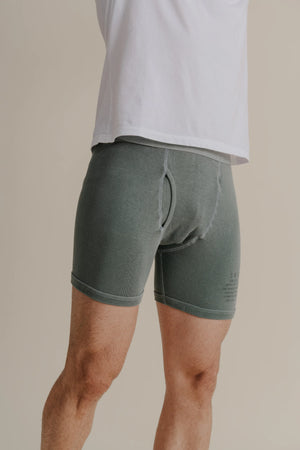 SS26 DISTRESSED DYE SUPIMA RIB BOXER BRIEF