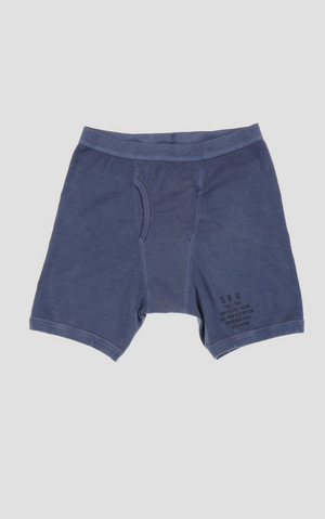 SS26 DISTRESSED DYE SUPIMA RIB BOXER BRIEF