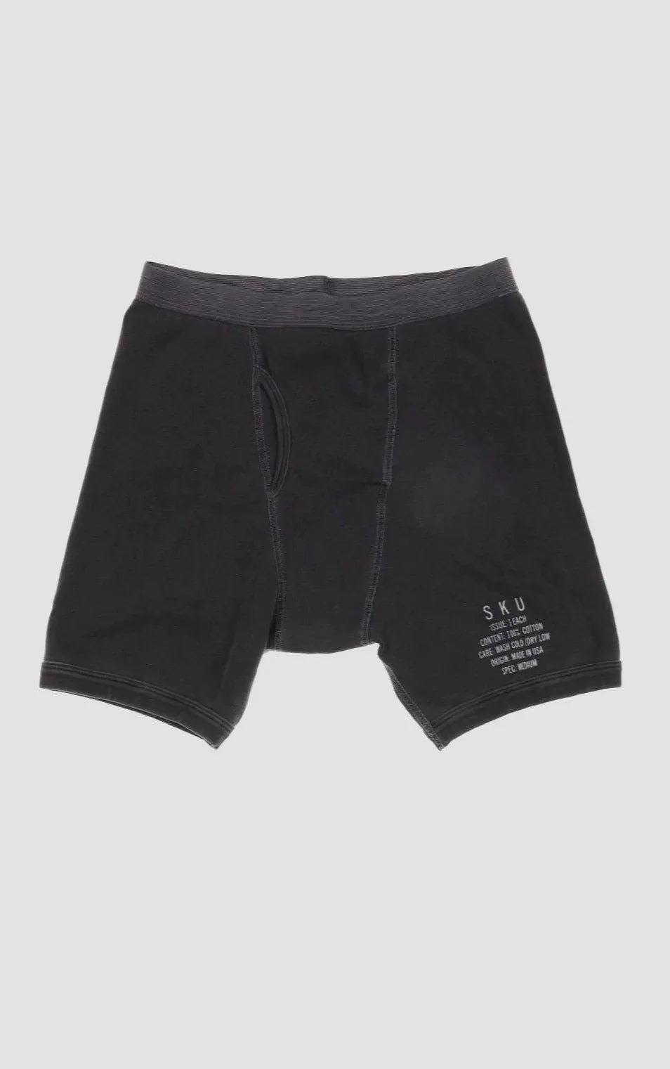 SS26 DISTRESSED DYE SUPIMA RIB BOXER BRIEF
