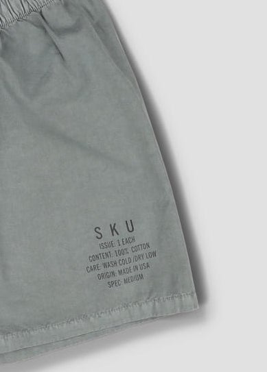 SS26 DISTRESSED DYED FIELD BOXER